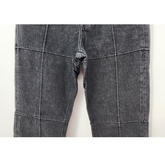 And & Other Stories Crawford Black Jeans Square Pannel Straight Leg Size 2 - Picture 8 of 11